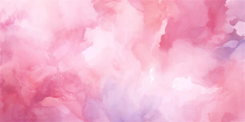 Fototapeta premium pastel pink watercolor abstract background, ai generated