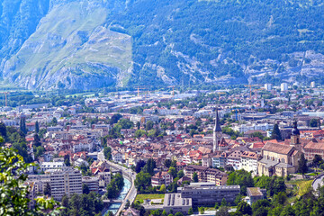 Fototapeta na wymiar Chur, Kanton Graubünden (Schweiz)
