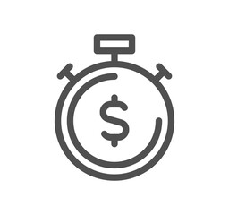 Money and payment icon outline and linear symbol.