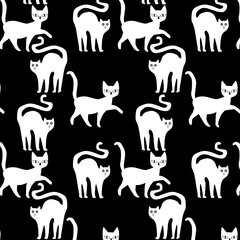 Black and white vector illustration