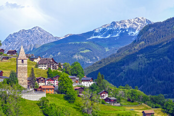 St. Peter in der Region Plessur, Gemeinde Arosa im Kanton Graubünden (Schweiz)