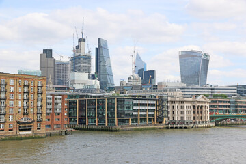 Obraz premium London skyline across the River Thames 