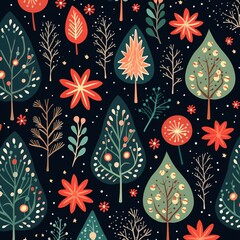 Nature Palette Multicolor Leaves Patterns for Organic Inspirations