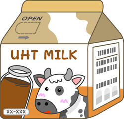 UHT coffee milk png