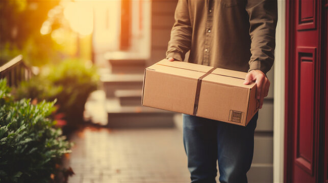 2,338 Package Delivery Doorstep Images, Stock Photos, 3D objects, & Vectors