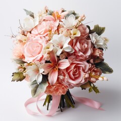 Elegant wedding bouquet.