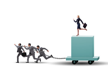 Concept of bossy autocratoc leadership