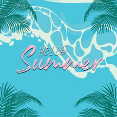 Fototapeta na wymiar Vibrant Poster Collection Celebrating the summer Season