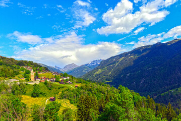 St. Peter in der Region Plessur, Gemeinde Arosa im Kanton Graub&uuml;nden (Schweiz)