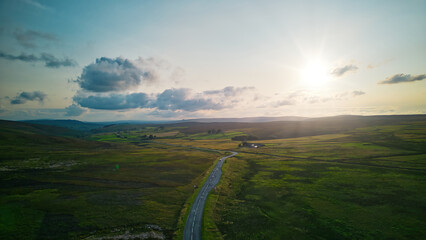 Scenic landscape photo in Yorkshire