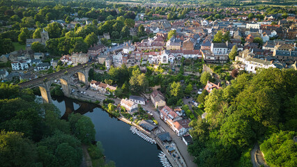 aerial view of the town  Knaresborough