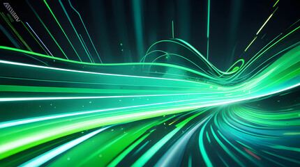 abstract futuristic background with gold PINK blue glowing neon moving high speed wave lines and bokeh lights. Data transfer concept Fantastic wallpaper
