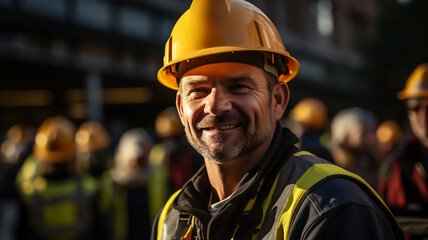 construction worker man Generative Ai