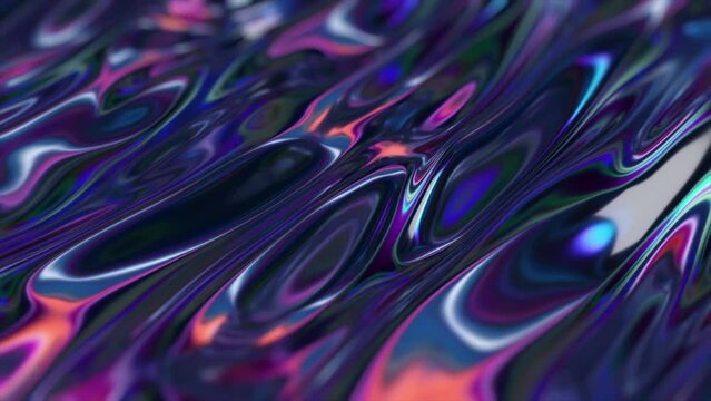 Halographic gradient background, Multicolor metallic surface