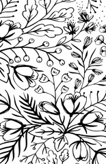 Background pattern design black and white texture