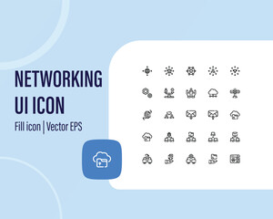 Connect icon set. Containing network, join, collaboration, connectivity, interaction, cable, integration and connection icons. Solid icon collection.
