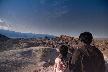 tourists in the mountains