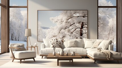 Living Room Design Offers Elegance