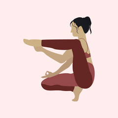 Yoga Postura mujer, Hatha Yoga
