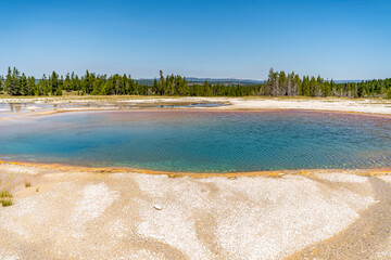 Turquoise Pool in the Midway Geyser Basin.