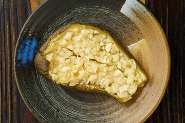 Special Chinese Seasoning Vegetable Eggplant with Minced Garlic