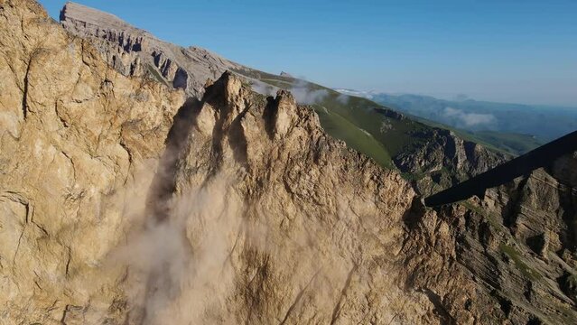 Aerial: awe-inspiring beauty of the rocky Lykoran plateau
