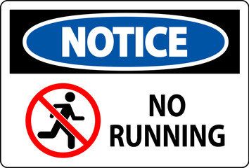 Prohibition Sign, No Running Symbol