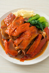 Peking duck or Roasted duck in Chinese style
