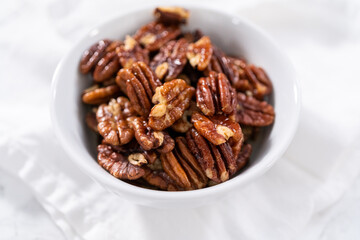 Toasted pecans