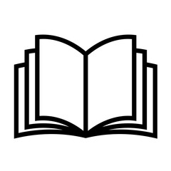 open book vector icon