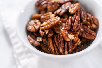 Toasted pecans