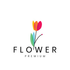 Flower Logo design vector illustration 