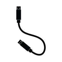 usb icon vector