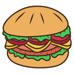 burger sandwich