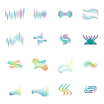 aurora logo design icon illustration vector template