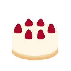 cake with strawberry