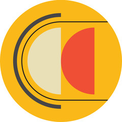 Fototapeta premium Abstract round geometric highlight Cover backgrounds. Various shapes, lines, dots, and shapes. Circle icons for social media stories and bloggers