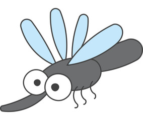 Mosquito Cute Character