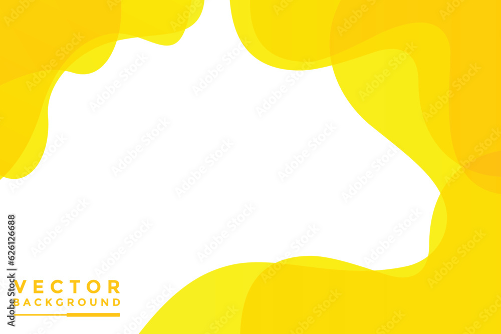 Poster yellow background vector illustration lighting effect graphic for text and message board design info