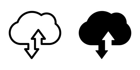 Cloud Computing icon. sign for mobile concept and web design. vector illustration