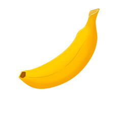 banana isolated on white background