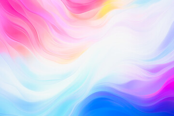 Obraz premium Vibrant rainbow abstract art with a modern twist. Creative, colorful, and imaginative design with a fluid gradient. Perfect for contemporary projects. ai generate art