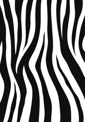 Fototapeta na wymiar Zebra Stripes Seamless Pattern vector