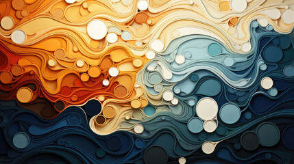 Infinity-inspired abstract background