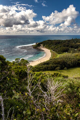 View of Neds Beach, Lord Howe Island, Australia