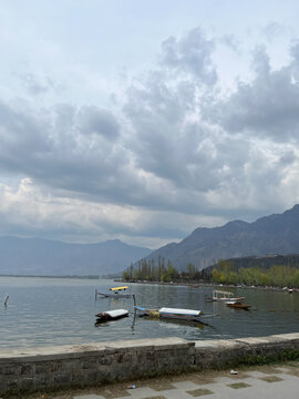 The fascinating view of Dal Lake.