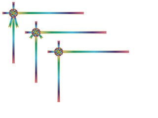 リボン縁027-17花縛十