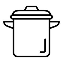 cooking tools icon on transparent background