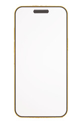 3D Illustration ,Smartphone mobile , WHITE space for graphic