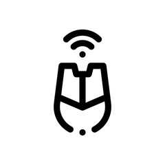 mouse line icon